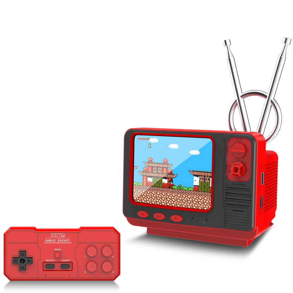 Retro Video Game Console – 308 Built-in Classic Games, Mini TV-Style Handheld Player