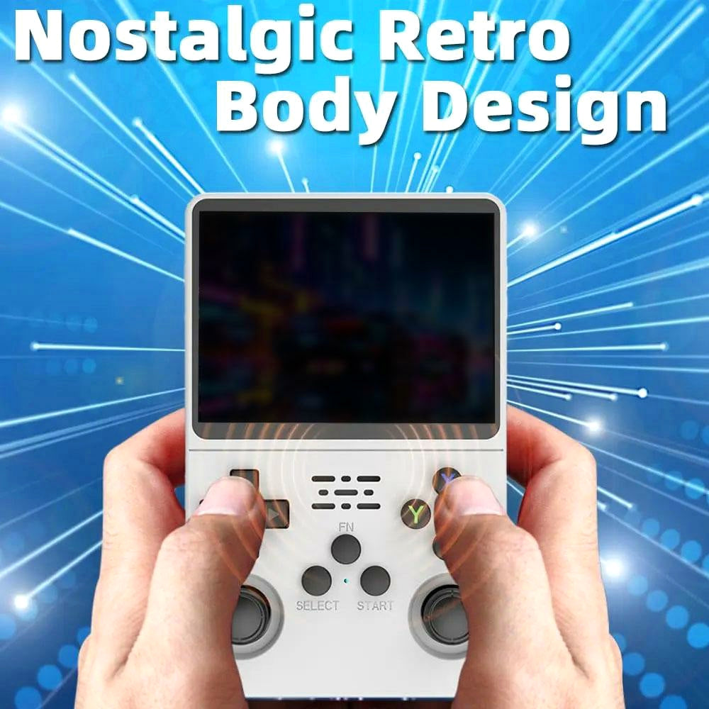 Retro Handheld Game Console 3.5" IPS Screen · Linux System · Portable Gaming