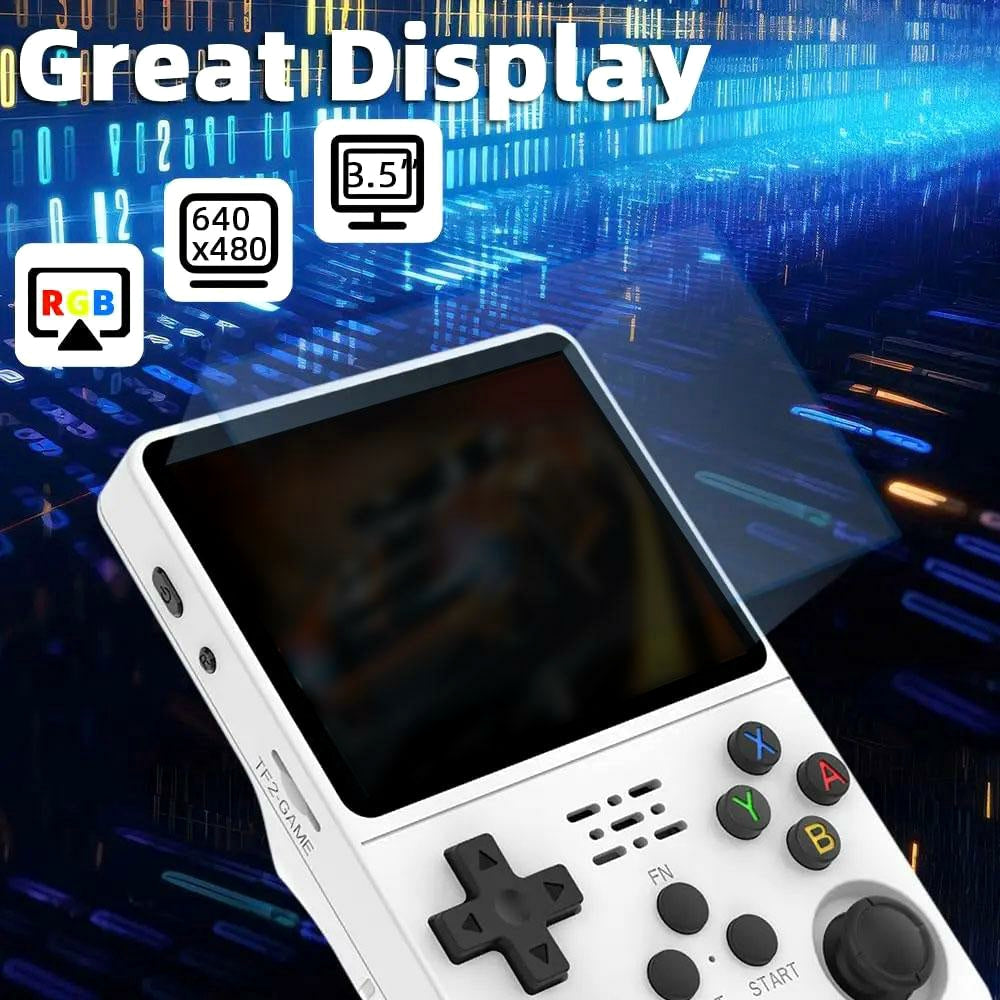 Retro Handheld Game Console 3.5" IPS Screen · Linux System · Portable Gaming